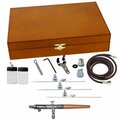 Gracia TS Airbrush in Wood Case with 4 Head Sizes GR3702400